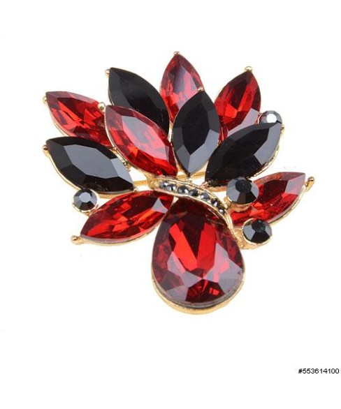 Brooch Red