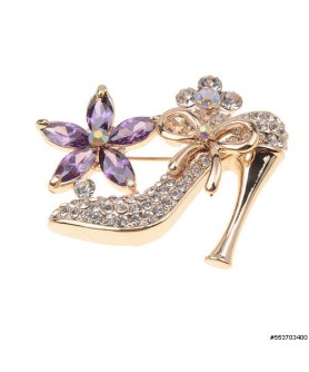 Brooch Purple