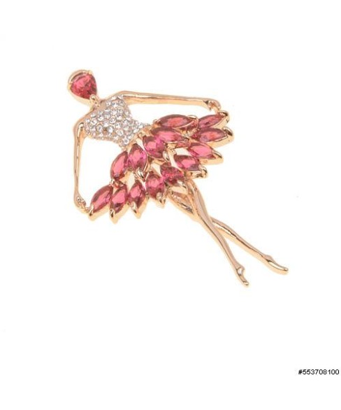 Brooch Red