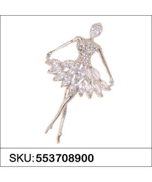 Brooch White