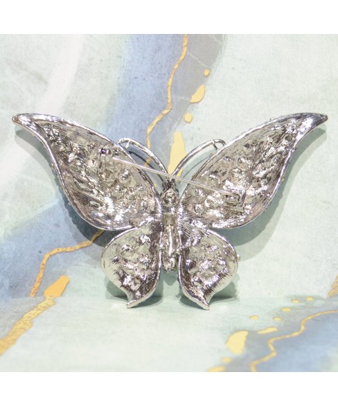 Butterfly Crystal Brooch