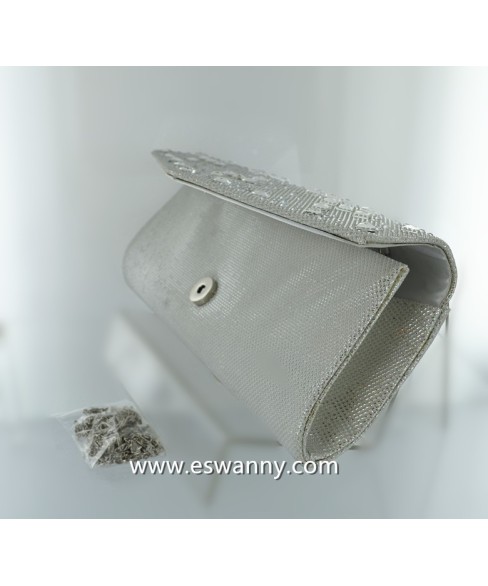 Evening Bag White