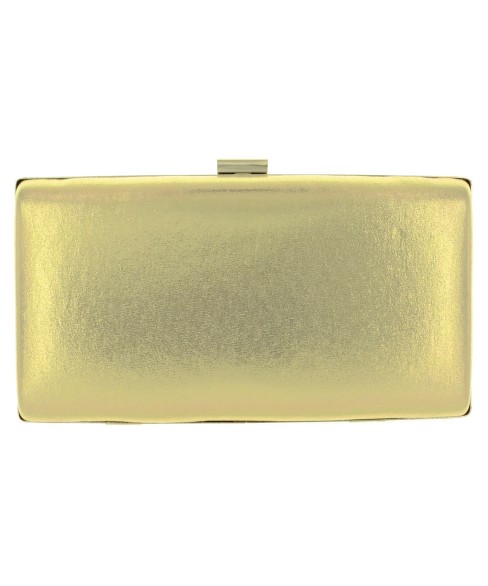 Shimmering Metallic Crystal Clutch