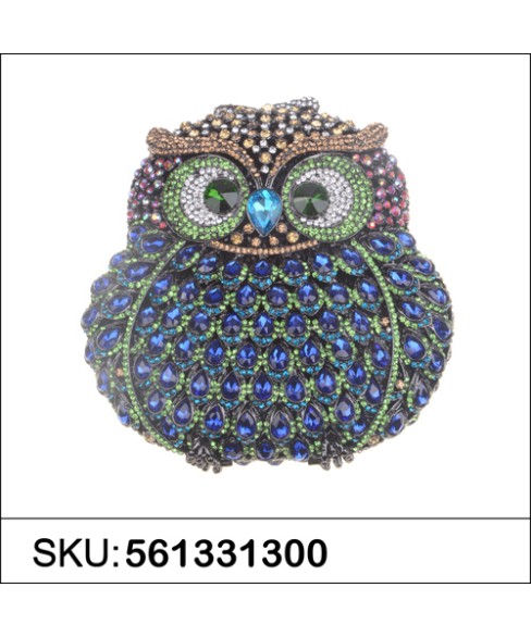 Crystal-Embellished Owl E, Stripe