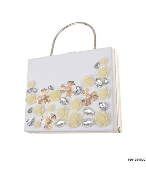 Evening Bag White