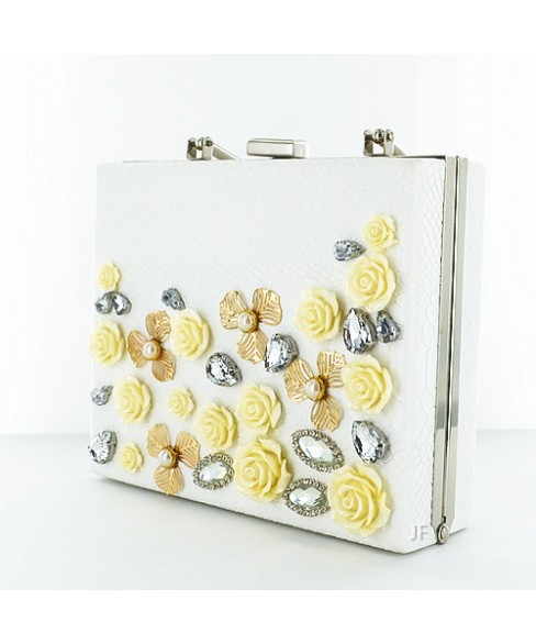 Evening Bag White