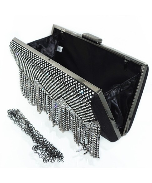 Old Jazz Inspired Crystal Clutch