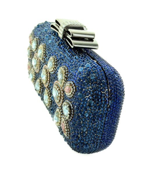 Crystal-Embellished Evening Clutch