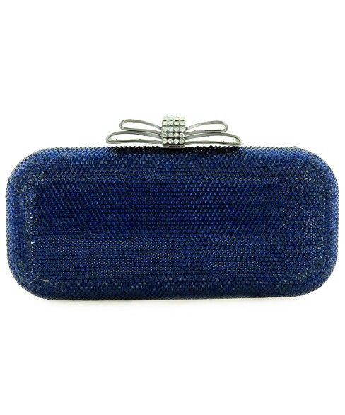 Crystal-Embellished Evening Clutch