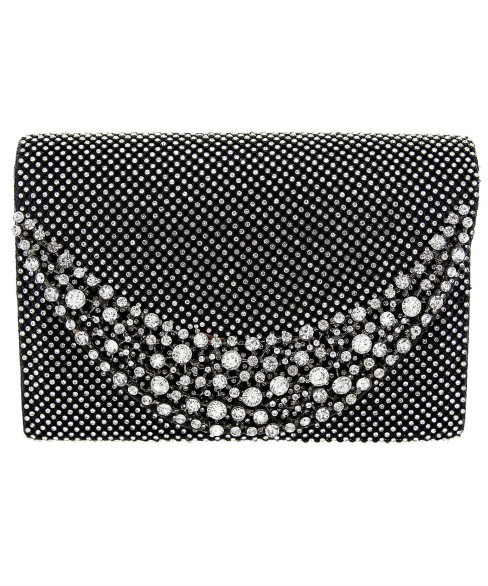 Crystal Mesh Clutch