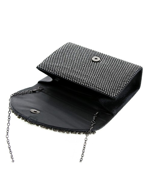 Crystal Mesh Clutch