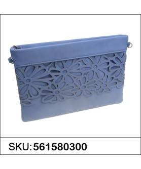 Flower Cutout Envelope Clutch