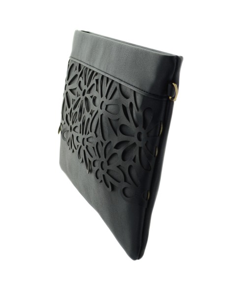 Flower Cutout Envelope Clutch