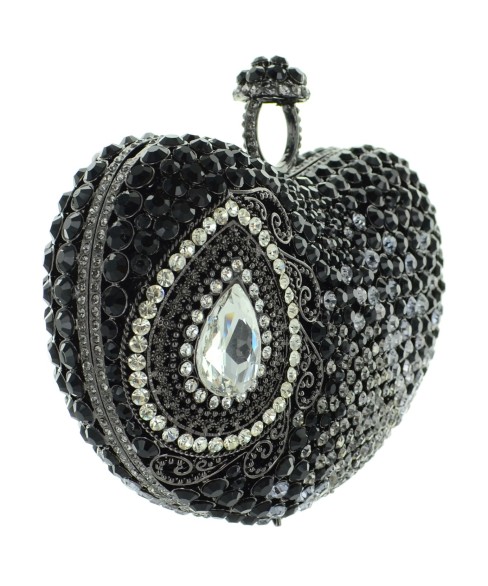 Stunning  Ring Crystal Clutch