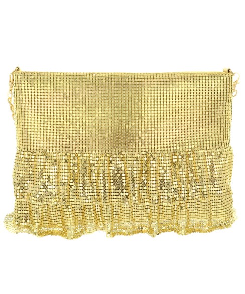 Signature Mini Dress Lavish Mesh Rhinestone Bag