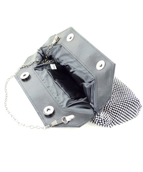 Crystal Wave All Around Mesh Clutch