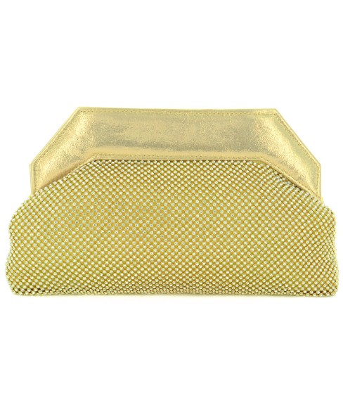 Crystal Wave All Around Mesh Clutch