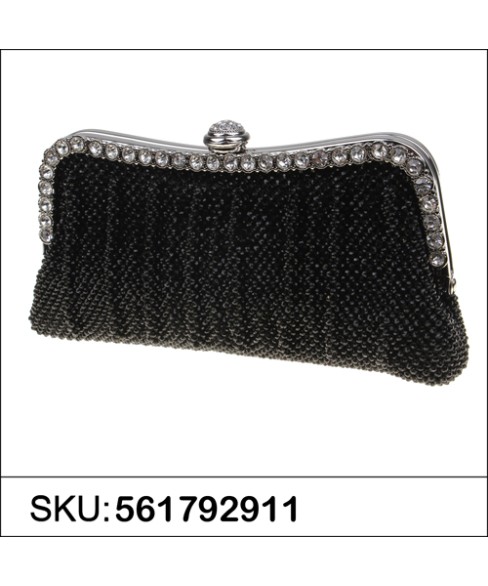 Dazzling Rhinestone Crystal Frame Clutch