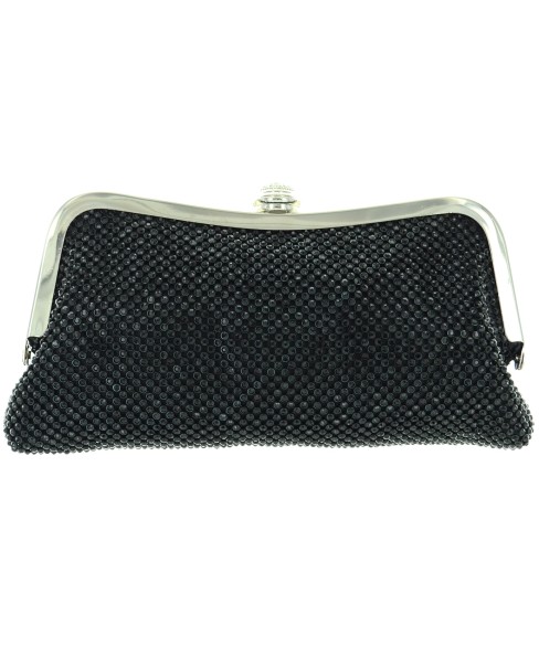 Dazzling Rhinestone Crystal Frame Clutch