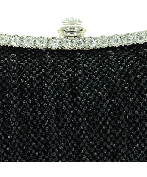 Dazzling Rhinestone Crystal Frame Clutch