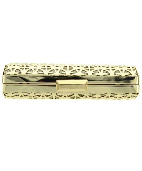 Cut Out Frame Glittering Sleek Clutch