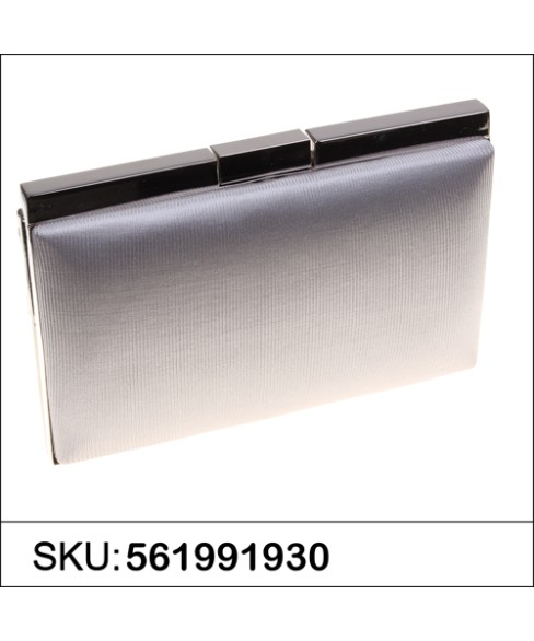 Chic Satin Frame Clutch