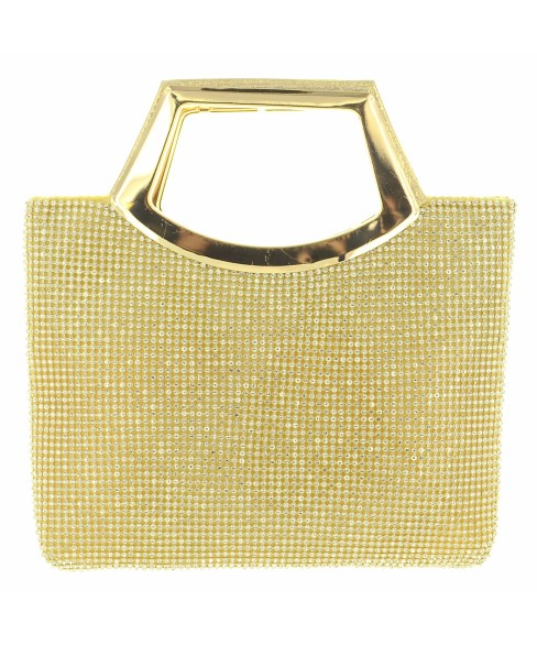 Crystal Mesh Clutch