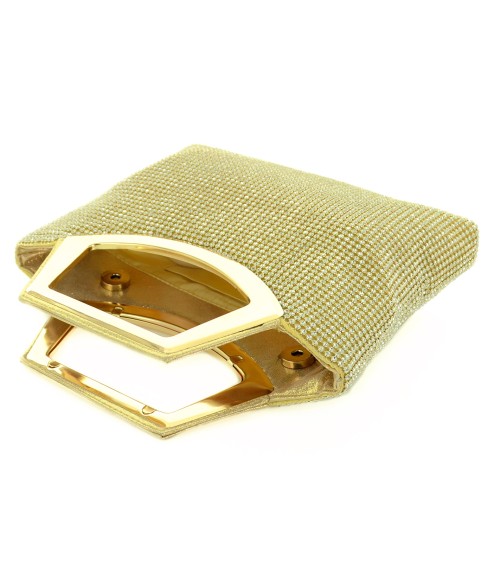 Crystal Mesh Clutch