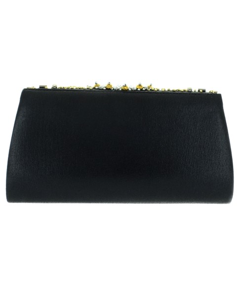 Ornate Handmade Embroidered Crystal Clutch