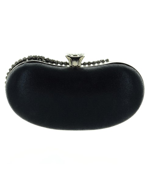 Crystal Beans Shape Clutch