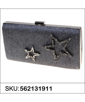 Crystal Star Glitter Clutch