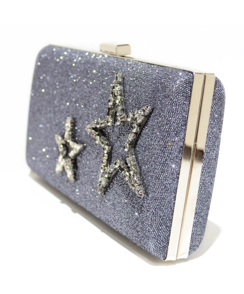 Crystal Star Glitter Clutch