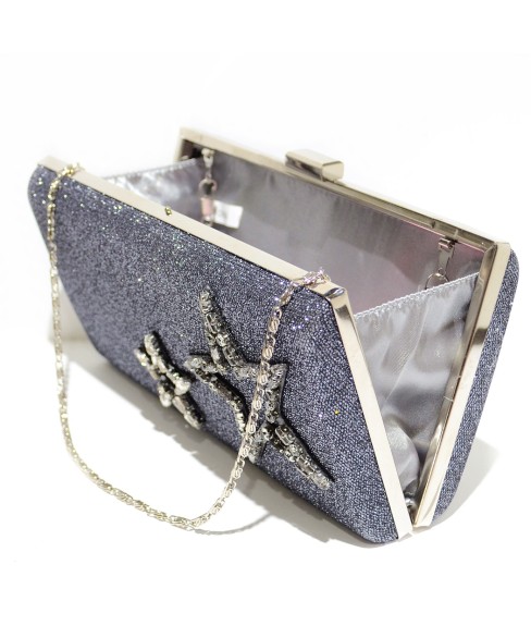 Crystal Star Glitter Clutch