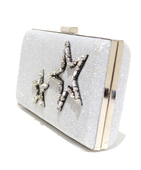 Crystal Star Glitter Clutch