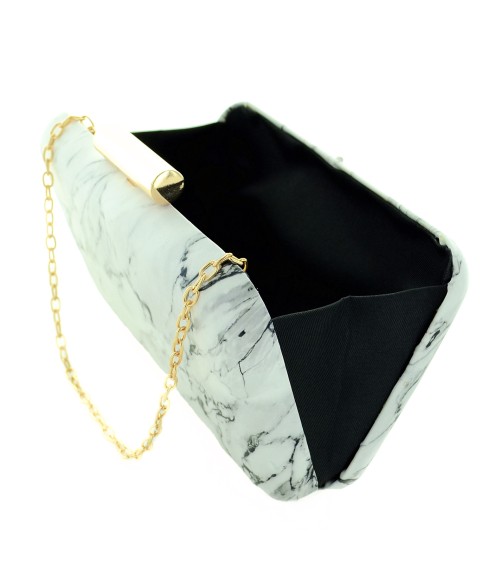 Marble Print Clutch