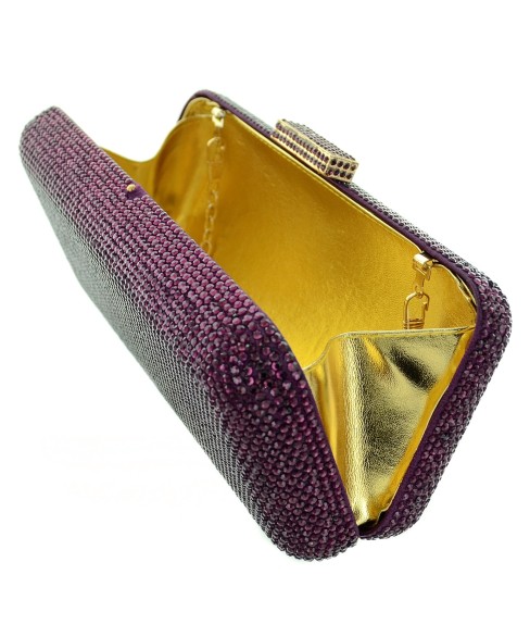 Crystal-Embellished Evening Clutch