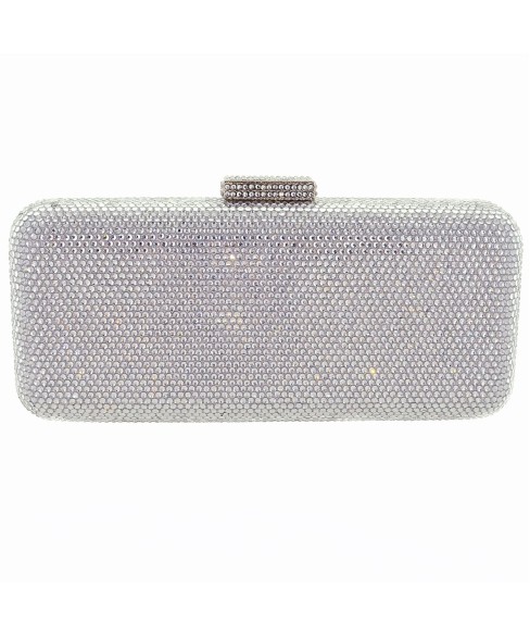 Crystal-Embellished Evening Clutch