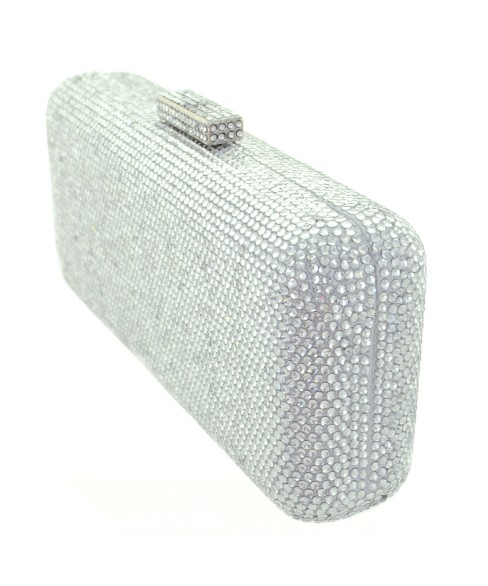 Crystal-Embellished Evening Clutch