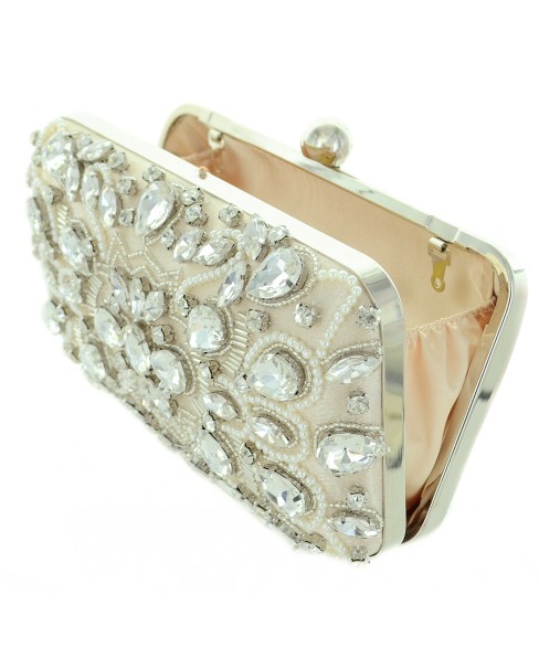 Hand Sewing Crystal Clutch (Medium)