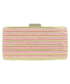 Marble Cut Acrylic Clutch