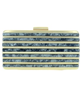 Marble Cut Acrylic Clutch