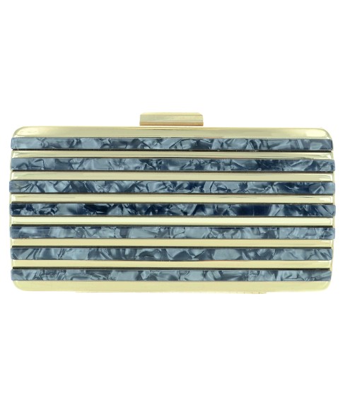 Marble Cut Acrylic Clutch