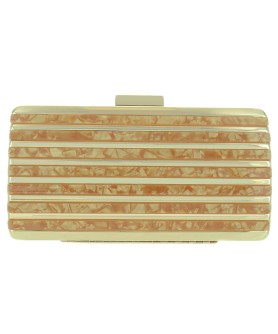 Marble Cut Acrylic Clutch