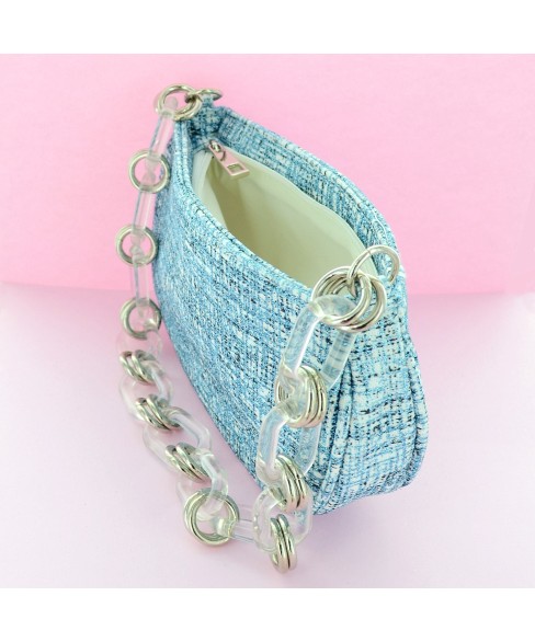 Glitter Metallic Clutch Bag