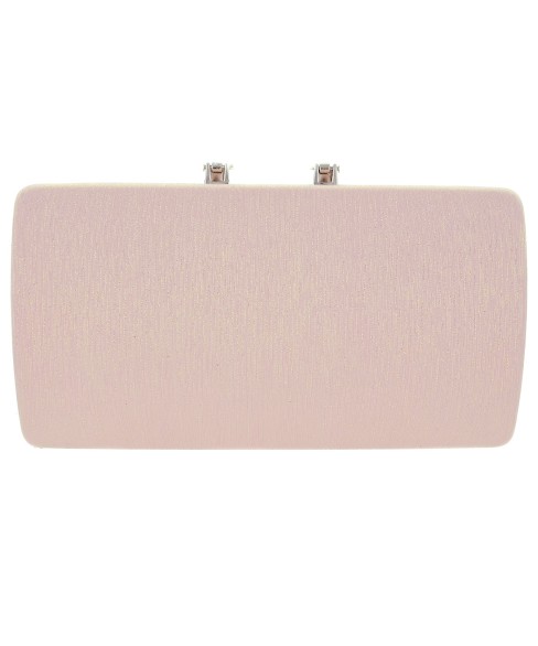 Glitter Metallic Crystal Buckle Clutch