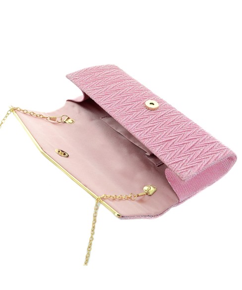 Glitter Embossed Clutch