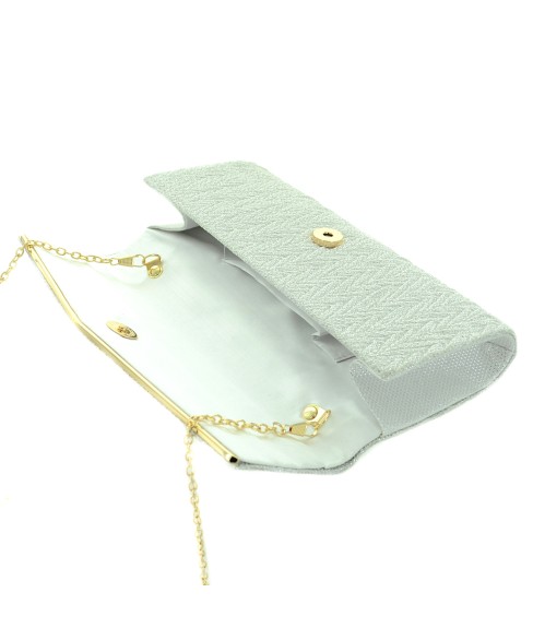 Glitter Embossed Clutch