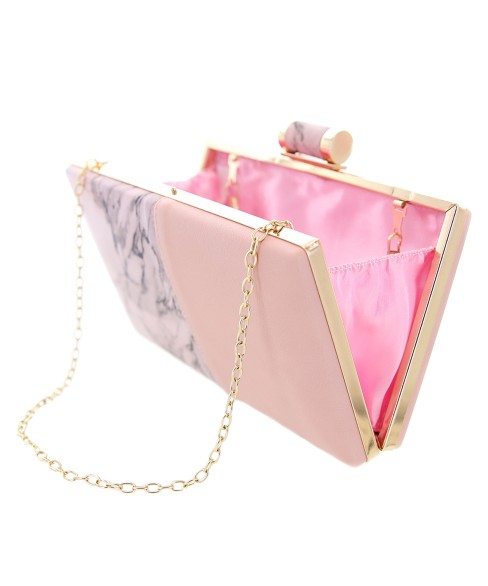 Marble Patchwork Clutch