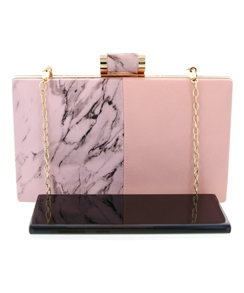 Marble Patchwork Clutch