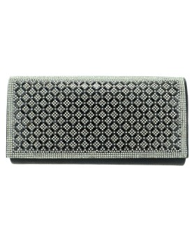 Crystal Foldover Clutch